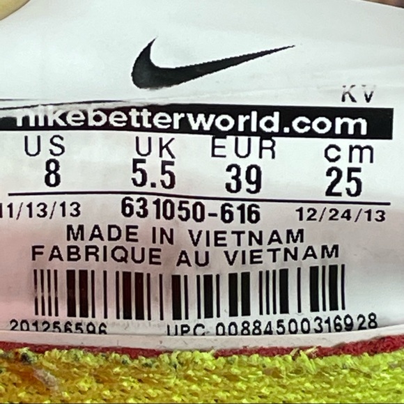 Nike Free 4.0 Flyknit Women's Size 8 Running Shoes Sneakers - Picture 8 of 8